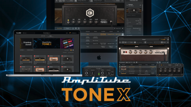 ギター向けエコシステム「AmpliTube TONEX」